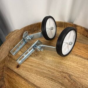 Kids Bicycle Training Wheels Adjustable Stabilizers Fits 12-20” Bikes